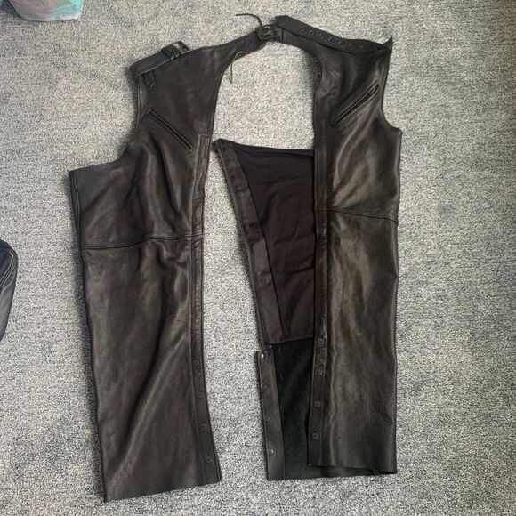 Wilsons Leather Protech Performance Chaps Genuine Leather Size XXL Made in USA - Picture 1 of 5